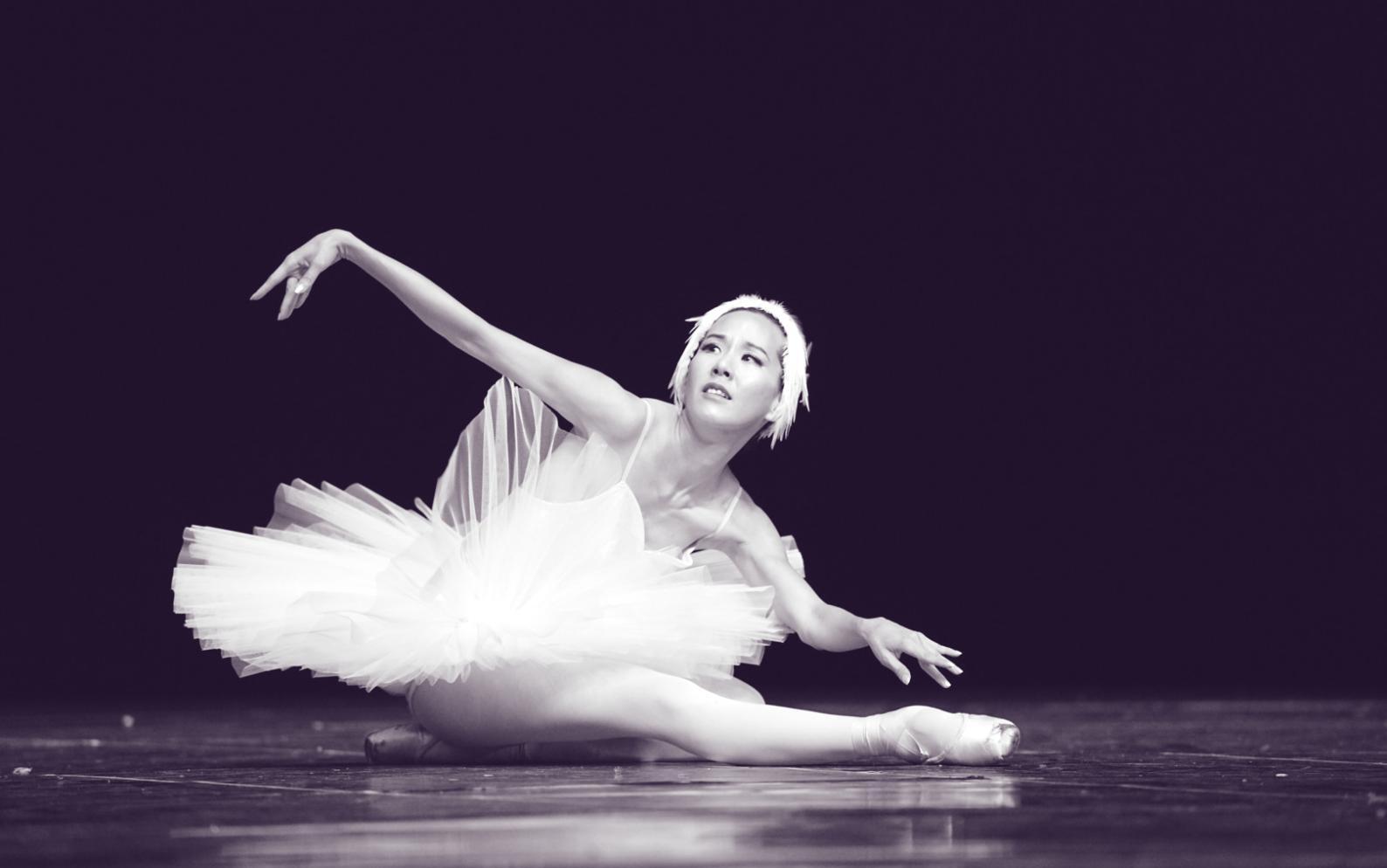 Ballet training session in progress